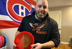 In late April, Anthony Millar is hosting a disc golf event to raise money for the palliative care unit at the O'Leary Community Hospital. – Kristin Gardiner/SaltWire