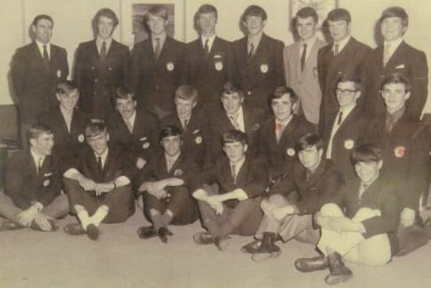 The 1969-70 Charlottetown Junior Islanders’ hockey team was inducted into the P.E.I. Sports Hall of Fame at Credit Union Place in Summerside recently. Contributed