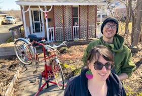 Sarah Armstrong and Chad Brazier are collecting bikes the evening of April 16 and afternoon of April 17 at the Candid Brewery in Antigonish to refurbish and rehome.