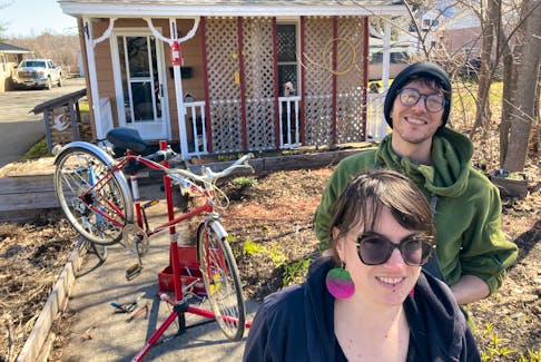 Sarah Armstrong and Chad Brazier are collecting bikes the evening of April 16 and afternoon of April 17 at the Candid Brewery in Antigonish to refurbish and rehome.