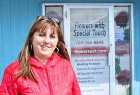 Betty-Ann Gaslard, 59, owner and operator of Flowers With A Special Touch based on Commonwealth Avenue. Four years ago, when she first opened, she didn't expect to now have to be selling the business due to receiving a cancer diagnosis. - Cameron Kilfoy/The Telegram