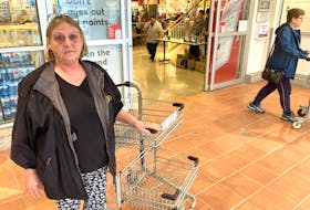 Lorraine Young says she was humiliated when her grocery cart locked at the Atlantic Superstore in Tantallon and was ordered to show her receipt.