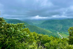 Dark clouds over the Cape Breton Highlands from Cape Smokey last summer. -Allister Aalders/SaltWire