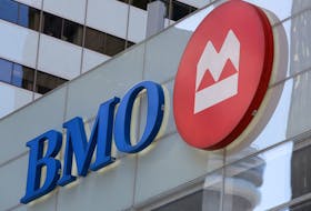 The logo of the Bank of Montreal (BMO) is seen on their flagship location on Bay Street in Toronto, Ontario, Canada March 16, 2017. Picture taken March 16, 2017.  