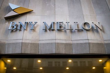 The Bank of New York Mellon Corp. building at 1 Wall St. is seen in New York's financial district March 11, 2015.