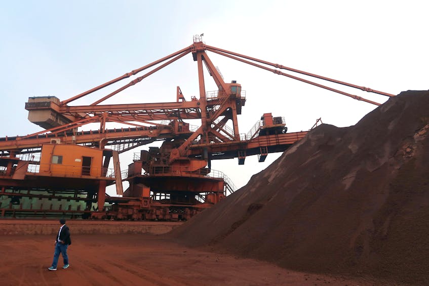 China's iron ore imports rise as inventories build: Russell