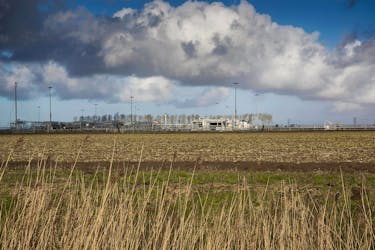 A view of a gas production plant is seen in 't Zand in Groningen February 24, 2015.