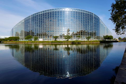 The building of the European Parliament, designed by Architecture-Studio architects, is seen in Strasbourg, France May 22, 2019.