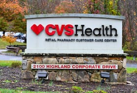 A general view shows a sign of CVS Health Retail Pharmacy Customer Care Center, at CVS headquarters of CVS Health Corp in Woonsocket, Rhode Island, U.S. October 30, 2023.