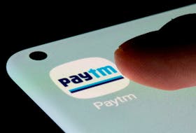 Paytm app is seen on a smartphone in this illustration taken, July 13, 2021.