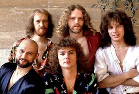 April Wine circa late 1970s: Clockwise from top left, Steve Lang, Gary Moffet, Brian Greenway, Myles Goodwyn and Jerry Mercer. CONTRIBUTED