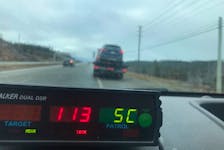 RCMP N.L. ticketed a 26-year-old Corner Brook man for speeding over 51 km/h in a construction zone on Tuesday. - Contributed
