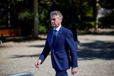 Slovenia's Prime Minister Robert Golob attends the European Political Community Summit in Granada, Spain October 5, 2023.