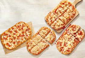 Tim Hortons has launched four new made-to-order oven-baked pizzas across Canada available in cheese, pepperoni, chicken parmesan and “bacon everything." - Contributed