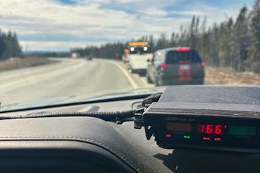 Mounties ticketed two drivers for speeding on the Trans-Canada Highway near Gander on April 12.