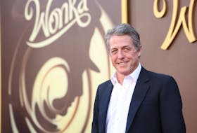 Cast member Hugh Grant attends a premiere for the film Wonka in Los Angeles, California, U.S. December 10, 2023.
