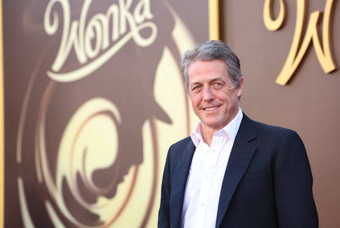 Cast member Hugh Grant attends a premiere for the film Wonka in Los Angeles, California, U.S. December 10, 2023.
