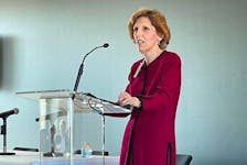 Loretta J. Mester, president and CEO of the Federal Reserve Bank of Cleveland, speaks at a conference at the Columbia University in New York, U.S., February 29, 2024.