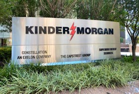 The headquarters of U.S. energy exporter and pipeline operator Kinder Morgan Inc. is seen in Houston, Texas, U.S. September 27, 2020.