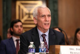 Dr. Jared Bernstein testifies on his nomination to be Chairman of the Council of Economic Advisers during a Senate Banking, Housing and Urban Affairs Committee hearing on Capitol Hill in Washington, U.S., April 18, 2023.