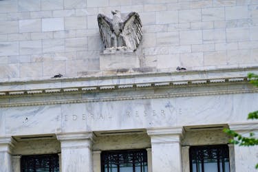 The exterior of the Marriner S. Eccles Federal Reserve Board Building is seen in Washington, D.C., U.S., June 14, 2022.