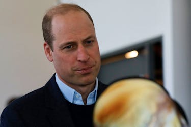 Britain's Prince William visits a housing workshop to discuss solutions to support local families at risk of homelessness, in Sheffield, Britain March 19, 2024.