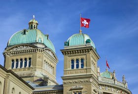 The Swiss Parliament Building (Bundeshaus) is pictured in Bern, Switzerland October 11, 2021.