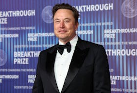 Elon Musk attends the Breakthrough Prize awards in Los Angeles, California, U.S., April 13, 2024.