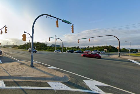 The City of St. John's announces upgrades to the intersection of Portugal Cove Road, Major's Path and Airport Heights Drive will start in the coming months. - Google Street View