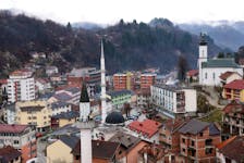 A general view of Srebrenica, Bosnia and Herzegovina February 22, 2022.