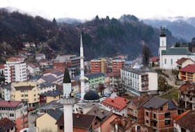 A general view of Srebrenica, Bosnia and Herzegovina February 22, 2022.
