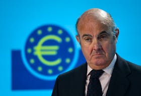 European Central Bank (ECB) Vice-President Luis de Guindos attends a news conference following the ECB's monetary policy meeting in Frankfurt, Germany December 15, 2022.