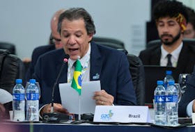 Brazil's Minister of Finance Fernando Haddad speaks during the G20 Finance Ministers and Central Banks Governors' meeting, in Sao Paulo, Brazil, February 29, 2024.