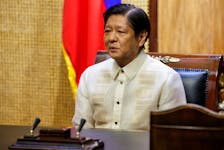 Philippines' President Ferdinand Marcos Jr. looks on as he meets with U.S. Secretary of State Antony Blinken, at Malacanang Palace in Manila, Philippines, March 19, 2024.