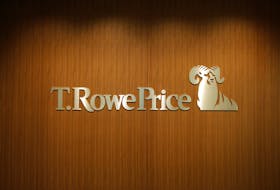 The logo of T. Rowe Price Group is pictured at its office in Tokyo, Japan, January 13, 2017.   