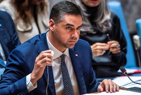 Maltese Minister for Foreign and European Affairs and Trade Ian Borg attends a meeting to address the situation in the Middle East, including the Palestinian question with members of the U.N. Security Council at U.N. headquarters in New York City, New York, U.S., April 18, 2024.
