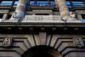The logo of Mexico's Central Bank (Banco de Mexico) is seen at its building in downtown Mexico City, Mexico February 28, 2019. Picture taken February 28, 2019.