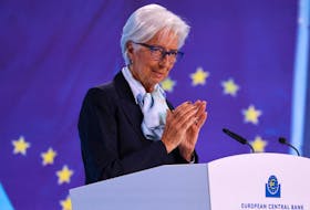European Central Bank (ECB) president Christine Lagarde speaks during a press conference following the Governing Council's monetary policy meeting, in Frankfurt, Germany April 11, 2024.