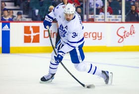Toronto Maple Leafs' Auston Matthews is on a 70-goal pace this season.  Sergei Belski-USA TODAY Sports
