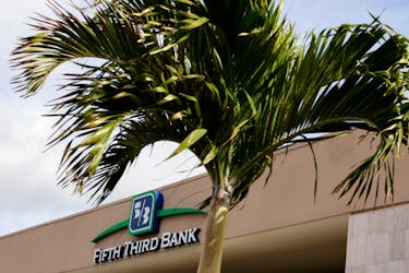 A branch location of Fifth Third Bank is shown in Boca Raton, Florida, January 21, 2010.