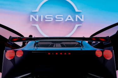 A view of the Nissan Hyper Force Concept during the Japan Mobility Show 2023 at Tokyo Big Sight in Tokyo, Japan October 25, 2023. 