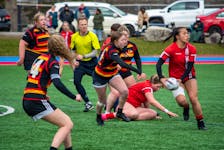 King’s-Edgehill School’s Division 1 girls’ team hosted the Horton Griffins to kick off the spring rugby season on April 9.
Contributed