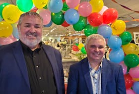 Duane, left, and Dave MacDonald, co-owners of Callbecks Home Hardware and now Leon’s Summerside, celebrated the latter’s official opening on April 17. Their company purchased the Leon’s franchise for P.E.I. from D.P. Murphy earlier this year and subsequently relocated it from Charlottetown to Summerside. Colin MacLean
