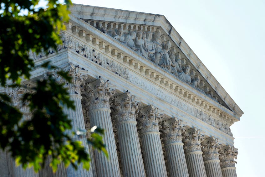 The United States Supreme Court building is seen as in Washington, U.S., October 4, 2023.