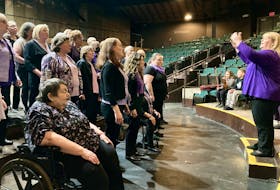 The Valley Voices A Cappella Chorus, directed by Adele Merritt, performed in the Annapolis Valley Music Festival’s Stars of the Festival concert in 2023.