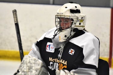 Goalie Jorja Burrows of New Glasgow turned aside 36 of 37 shots she faced Tuesday as the Northern Selects upended L’Intrepide de L’Outaouais 3-1 at the Esso Cup national under-18 women’s hockey championship in Vernon, B.C. - Saltwire Network