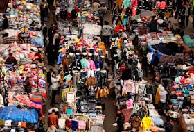 People shop at Al Ataba, a popular market in downtown Cairo,  Egypt, December 4, 2022.