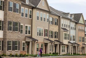Houses are seen in Livingston Square, a construction of the PulteGroup, in Livingston, New Jersey, U.S., May 23, 2022.