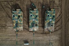 Polish soldiers stand near K9 howitzers, delivered in the first batch of arms from South Korea under contracts signed in recent months, during a military drill at a military range in Wierzbiny near Orzysz, Poland, March 30, 2023.