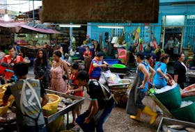 A general view of Khlong Toei fresh market during busy hour in Bangkok, Thailand, September 8, 2019.